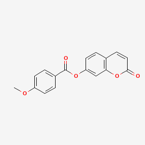 2-oxo-2H-chromen-7-yl 4-methoxybenzoate