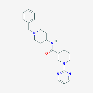 N-(1-benzyl-4-piperidyl)-1-(2-pyrimidinyl)-3-piperidinecarboxamide