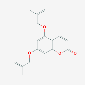 4-methyl-5,7-bis((2-methylallyl)oxy)-2H-chromen-2-one