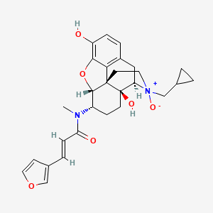 molecular formula C28H32N2O6 B1495741 Nalfurafine N-Oxide 