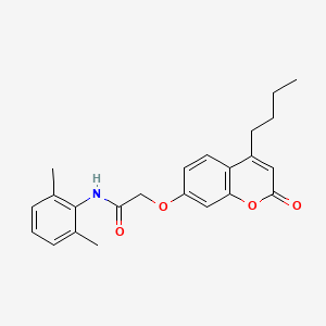 2-[(4-butyl-2-oxo-2H-chromen-7-yl)oxy]-N-(2,6-dimethylphenyl)acetamide