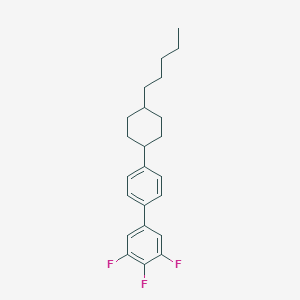 molecular formula C23H27F3 B149575 3,4,5-三氟-4'-(反-4-戊基环己基)-1,1'-联苯 CAS No. 137019-95-5