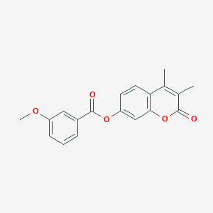 3,4-dimethyl-2-oxo-2H-chromen-7-yl 3-methoxybenzoate