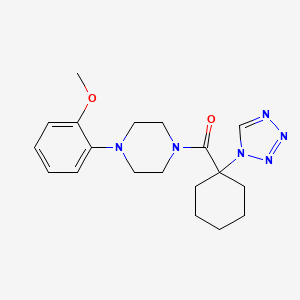 [4-(2-methoxyphenyl)piperazin-1-yl][1-(1H-tetrazol-1-yl)cyclohexyl]methanone