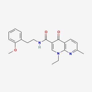 1-ethyl-N~3~-(2-methoxyphenethyl)-7-methyl-4-oxo-1,4-dihydro[1,8]naphthyridine-3-carboxamide