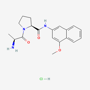 molecular formula C19H24ClN3O3 B1495767 H-Ala-Pro-4MbNA HCl 