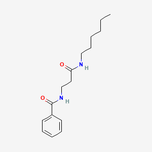 molecular formula C16H24N2O2 B14957688 N-[3-(hexylamino)-3-oxopropyl]benzamide 