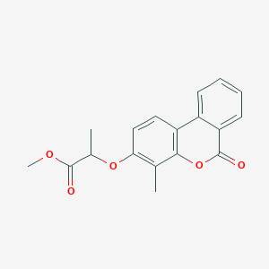 methyl 2-[(4-methyl-6-oxo-6H-benzo[c]chromen-3-yl)oxy]propanoate