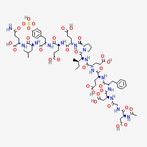 molecular formula C72H100N14O32S B1495770 Acetyl-Hirudin (53-65) (sulfated) CAS No. 348603-19-0