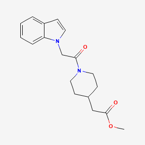 methyl [1-(1H-indol-1-ylacetyl)piperidin-4-yl]acetate