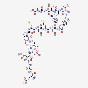 molecular formula C81H119N19O30S2 B1495772 H-Glu-Ala-Gly-Asp-Asp-Ile-Val-Pro-Cys-Ser-Met-Ser-Tyr-Thr-Trp-Thr-Gly-Ala-OH CAS No. 191529-67-6
