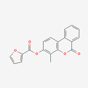 4-methyl-6-oxo-6H-benzo[c]chromen-3-yl 2-furoate