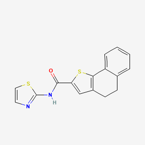 molecular formula C16H12N2OS2 B14957777 N-(1,3-thiazol-2-yl)-4,5-dihydronaphtho[1,2-b]thiophene-2-carboxamide 