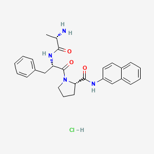 molecular formula C27H31ClN4O3 B1495786 H-Ala-Phe-Pro-bNA HCl 