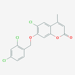 6-Chloro-7-(2,4-dichloro-benzyloxy)-4-methyl-chromen-2-one