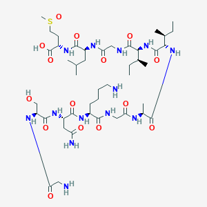 molecular formula C45H81N13O15S B1495787 (Met(O)35)-Amyloid b-Protein (25-35) CAS No. 292147-12-7