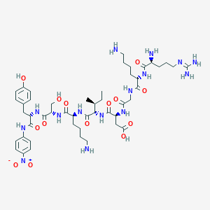 molecular formula C48H75N15O14 B1495792 H-Arg-Lys-Gly-Asp-Ile-Lys-Ser-Tyr-pNA CAS No. 204450-29-3