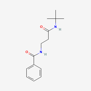 N-tert-butyl-3-(phenylformamido)propanamide