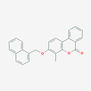 4-methyl-3-(1-naphthylmethoxy)-6H-benzo[c]chromen-6-one