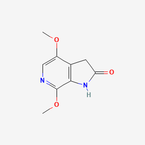 molecular formula C9H10N2O3 B1495799 4,7-Dimethoxy-6-aza-2-oxindole 
