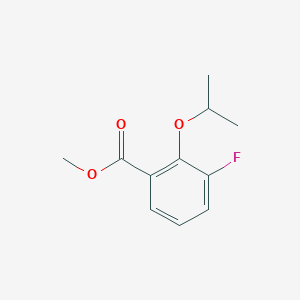 molecular formula C11H13FO3 B1495803 3-Fluoro-2-(1-methylethoxy)-benzoic acid methyl ester 