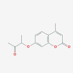 4-methyl-7-(1-methyl-2-oxopropoxy)-2H-chromen-2-one