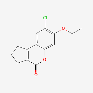 8-chloro-7-ethoxy-2,3-dihydrocyclopenta[c]chromen-4(1H)-one