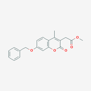 methyl [7-(benzyloxy)-4-methyl-2-oxo-2H-chromen-3-yl]acetate