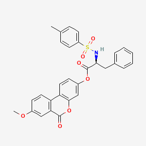 molecular formula C30H25NO7S B14958409 8-methoxy-6-oxo-6H-benzo[c]chromen-3-yl N-[(4-methylphenyl)sulfonyl]-L-phenylalaninate 