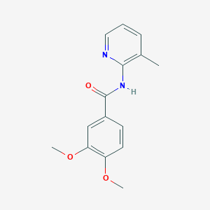 molecular formula C15H16N2O3 B14958543 3,4-dimethoxy-N-(3-methylpyridin-2-yl)benzamide 