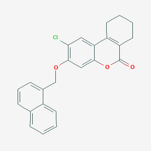 2-chloro-3-(1-naphthylmethoxy)-7,8,9,10-tetrahydro-6H-benzo[c]chromen-6-one