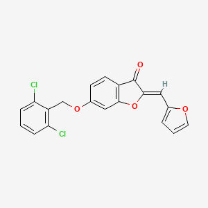 6-[(2,6-Dichlorophenyl)methoxy]-2-(2-furylmethylene)benzo[b]furan-3-one