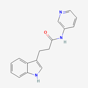 3-(1H-indol-3-yl)-N-(pyridin-3-yl)propanamide