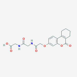 molecular formula C19H20N2O7 B14958603 N-{[(6-oxo-7,8,9,10-tetrahydro-6H-benzo[c]chromen-3-yl)oxy]acetyl}glycylglycine 