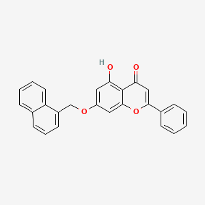 5-hydroxy-7-(naphthalen-1-ylmethoxy)-2-phenyl-4H-chromen-4-one