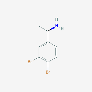 molecular formula C8H9Br2N B1495878 (1R)-1-(3,4-dibromophenyl)ethan-1-amine 