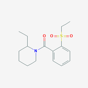 (2-Ethylpiperidin-1-yl)[2-(ethylsulfonyl)phenyl]methanone