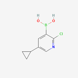 2-Chloro-5-cyclopropylpyridine-3-boronic acid