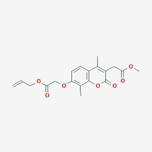 methyl {7-[2-(allyloxy)-2-oxoethoxy]-4,8-dimethyl-2-oxo-2H-chromen-3-yl}acetate