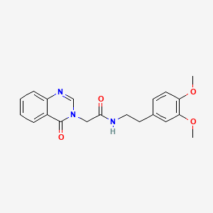 molecular formula C20H21N3O4 B14959013 N~1~-(3,4-dimethoxyphenethyl)-2-[4-oxo-3(4H)-quinazolinyl]acetamide 