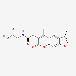 N-[(3,5-dimethyl-7-oxo-7H-furo[3,2-g]chromen-6-yl)acetyl]glycine