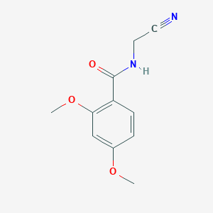 molecular formula C11H12N2O3 B14959119 N-(cyanomethyl)-2,4-dimethoxybenzamide 