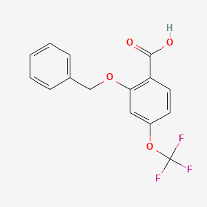 2-Benzyloxy-4-(trifluoromethoxy)benzoic acid