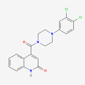 [4-(3,4-Dichlorophenyl)piperazin-1-yl](2-hydroxyquinolin-4-yl)methanone