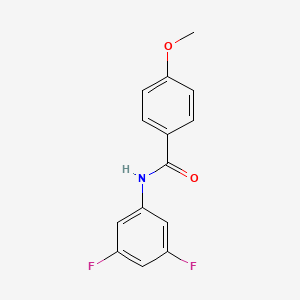 N-(3,5-difluorophenyl)-4-methoxybenzamide