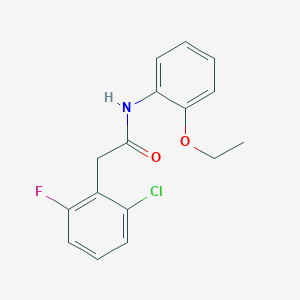 2-(2-chloro-6-fluorophenyl)-N-(2-ethoxyphenyl)acetamide