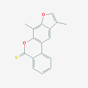 7,10-dimethyl-5H-benzo[c]furo[3,2-g]chromene-5-thione