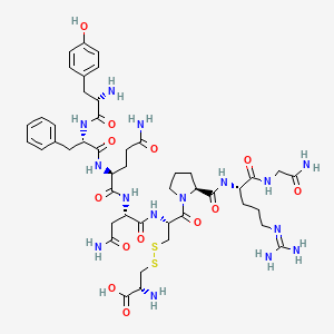 molecular formula C46H67N15O13S2 B1495972 Vav peptide CAS No. 84953-75-3