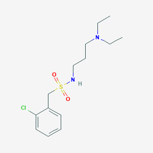 1-(2-chlorophenyl)-N-[3-(diethylamino)propyl]methanesulfonamide