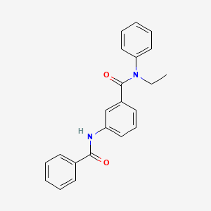 3-benzamido-N-ethyl-N-phenylbenzamide